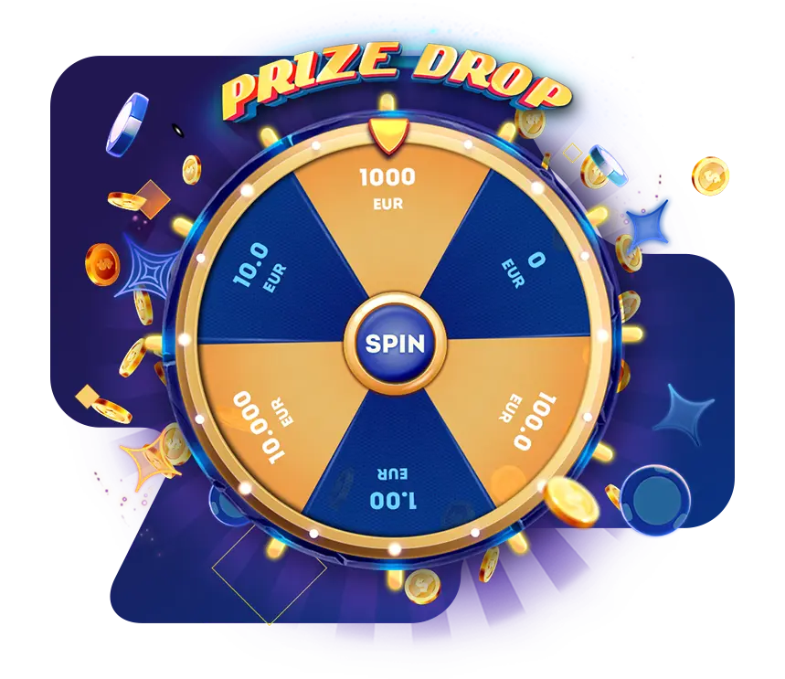 Prize drop promotion.
